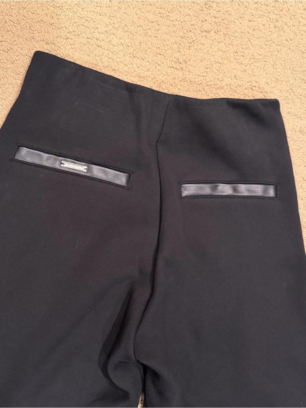 NEW MANIERE DE VOIR STRAIGHT LEG BLACK LACE UP PANTS - Picture 11 of 11